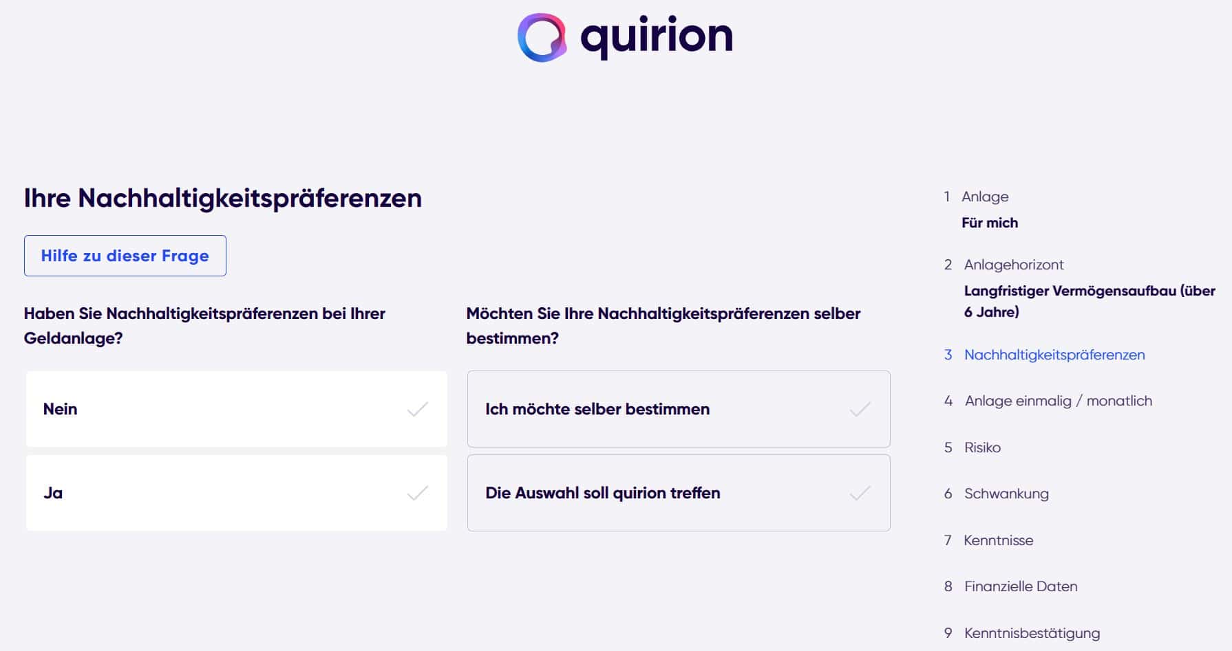 3_quirion erfahrungen robo advisor Nachhaltigkeit