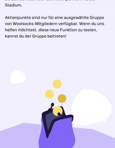 woolsocks aktienpunkte sammeln anleitung beta app seriös erfahrungen