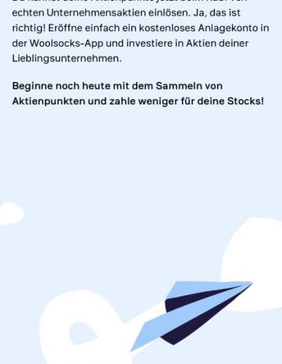 woolsocks aktienpunkte sammeln anleitung beta nutzen app seriös erfahrungen