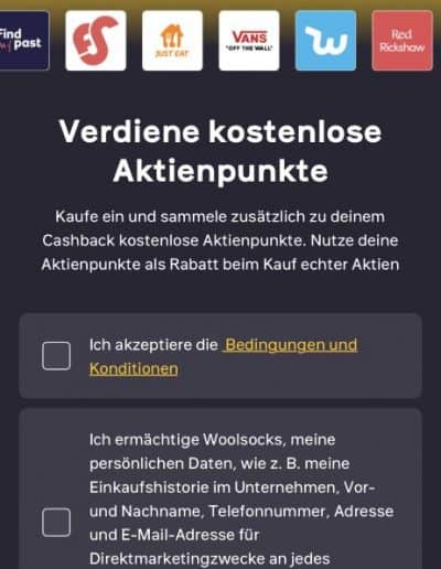 woolsocks kostenlose aktienpunkte app seriös erfahrungen